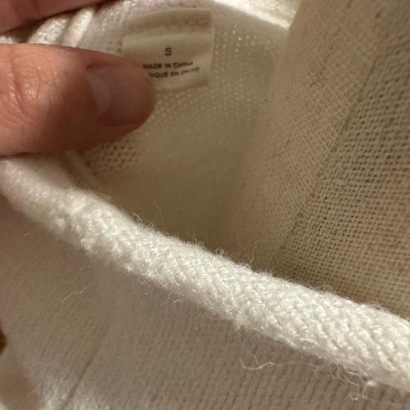 Anthropologie Moth Split Hem Funnel Neck Sweater - Picture 7 of 7